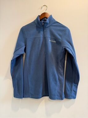 Columbia Slate Blue Half-Zip Fleece Pullover